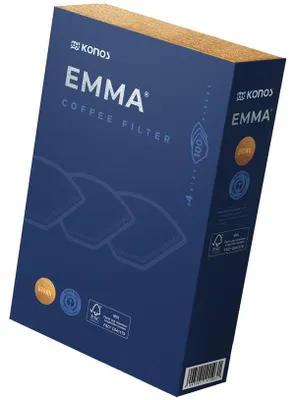 Produktbild von Konos Emma Kaffeefilter, braun, Größe 4, 100 Stück