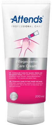 Obrázek produktu pro 1 tuba 200 ml pečujícího krému pro citlivou pleť Attends Care Cream MHD 09/24