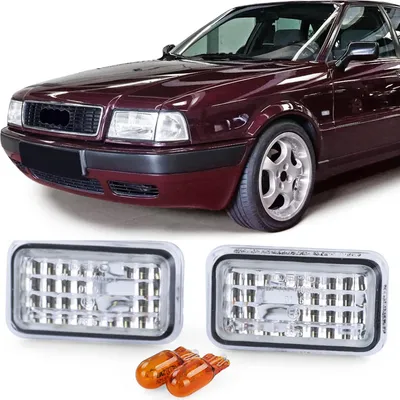 Produktbild von Klarglas Seitenblinker Chrom für Audi 80 90 100 A6 C4 200 V8