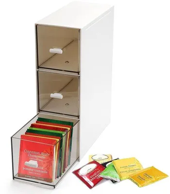 Productafbeelding van Vertalen en bewerken van de titel:"Transparante opbergbox voor koffiekapsules - Hygiënisch - Geschikt voor keuken en kantoor"Het merk "Dailygoods" verwijderen en de resterende tekst naar het Duits vertalen.