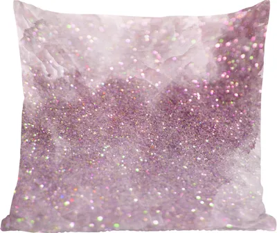 Produktbild von MuchoWow® Zierkissen Sofakissen Wohnzimmer Dekokissen 40x40 cm Marmor - Muster - Lila - Foto Kissen - Schlafzimmer Dekoration