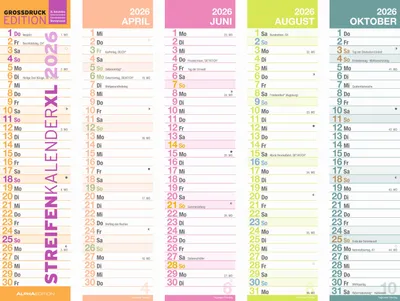 Immagine prodotto di AlphaEdition 160586 Agenda a righe - 11,3 x 49,5 cm, grigio/rosso