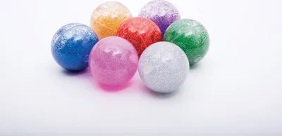 Obrázok produktu pre Tickit Sensory Rainbow Glitter Balls, 3 rok / roky, Viacfarebný