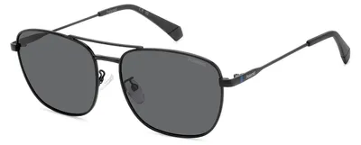 Obrázok produktu pre Polaroid PLD 4172/G/S/X MATTE BLACK/ GREY POLARIZED 59/16/145 Pánske slnečné okuliare Slnečné okuliare
