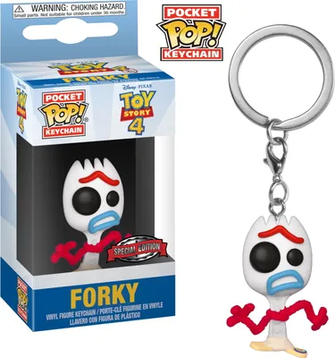 Produktbild von Disney Pixar Toy Story 4 - Forky  Special Edition- Schlüsselanhänger Funko Pocket POP! Keychain