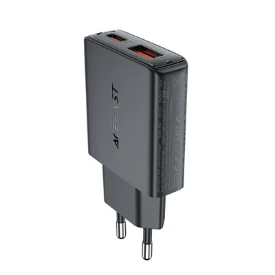 Zdjęcie produktu dla Ładowarka Sieciowa Acefast A69 Pd 30W Gan Usb-A Usb-C - Czarna