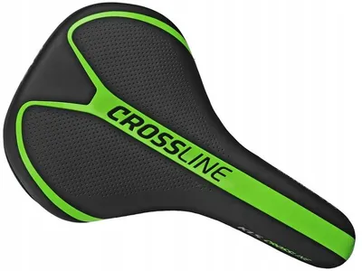 Image de Selle de vélo de randonnée Kellys, modèle Trekking, couleur vert toxique