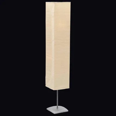 Obrázok produktu pre vidaXL Stojacia lampa s oceľovým stojanom 135 cm béžová