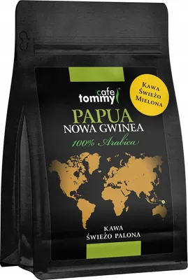 Obrázek produktu pro Mletá káva z Papuy-Nové Guineje, 250 g, 100 % Arabica, čerstvě pražená, jemná