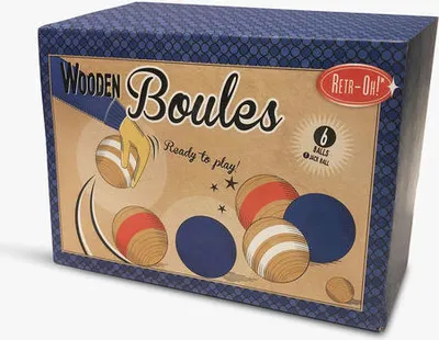 Obrázek produktu pro Retr-Oh Dřevěná venkovní hrací souprava Jeu de boules pro děti