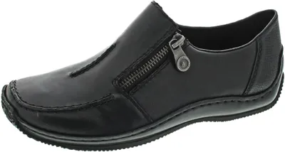 Produktbild von Rieker L1780 Schuhe Damen Halbschuhe Slipper , Größe:39 EU, Farbe:Schwarz