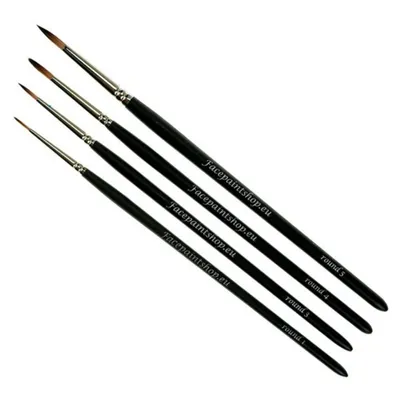 Produktbild von Facepaintshop Schminkpinsel-Set rund 4-teilig