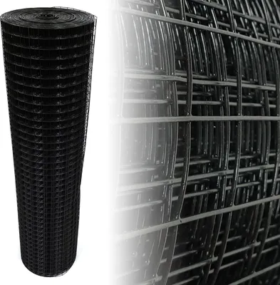 Produktbild von Volierendraht Schwarz 100cm 25m 25x25mm 1,45 mm