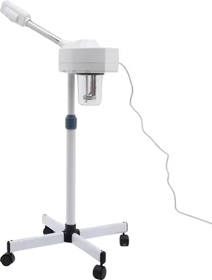 Produktbild von Gesichtsdampfer - Vapozone Dampfgerät - 800 W - Höhenverstellbar - 360° Drehbare Düse - Elektrisch - Für Salon - Elfenbein