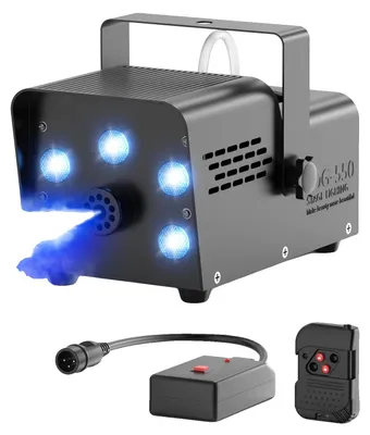Obrázok produktu pre Stroj na dym, RGB LED efekty, výkon 500 W, ZQ10064, zástrčka EÚ