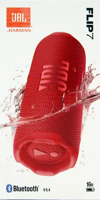 Produktbild von JBL FLIP7 BT Multi-Lautsprecher mit AI Sound Boost rot