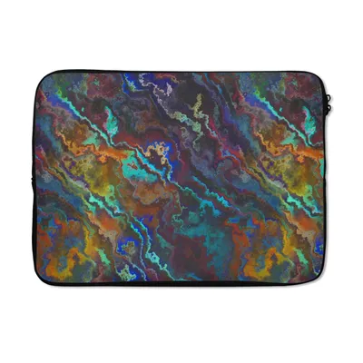 Produktbild von MuchoWow® Laptop Hülle 14 ZollMuster - Farbe - Regenbogen Laptoptasche - Laptoptasche - Stoßsicher - Schutzhaube