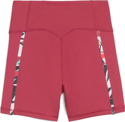 Produktbild von Puma TROPICAL AOP HW 5' SHORT TIGHT - rot, Größe:L