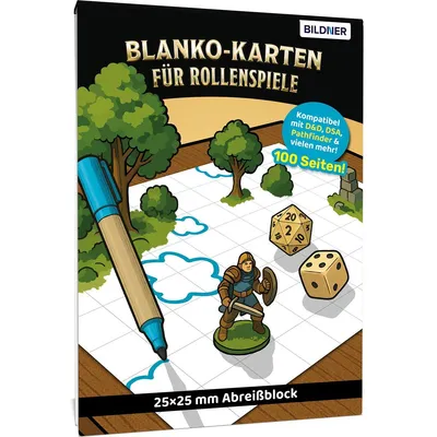 Produktbild von Blanko-Karten für Rollenspiele