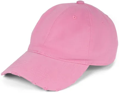 Produktbild von styleBREAKER Uni Baseball Cap Destroyed Look mit Rissen, 6 Panel Cap Einfarbig, Basecap Schnalle verstellbar 04023092