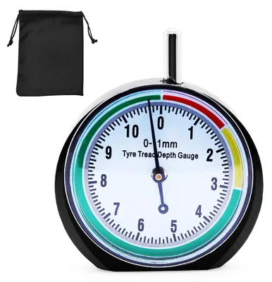Produktbild von Reifenprofiltiefenmesser Reifenprofilmesser - 0-11 mm - Analog - Mit Stofftasche