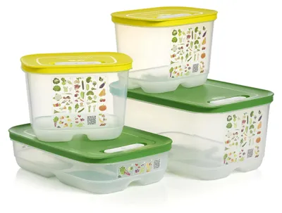 Produktbild von 4-teiliges Lebensmittelaufbewahrungsbehältersatz