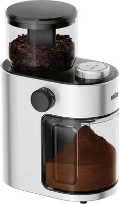 Immagine prodotto di BRAUN KG7070 Macinacaffè Contenitore per chicchi (220g) 110W acciaio inox
