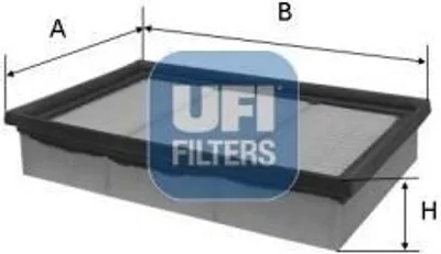 Produktbild von Luftfilter UFI 30.396.00 für BMW X3 (E83) Filtereinsatz