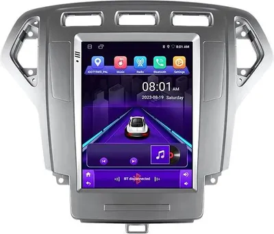 Obrázek produktu pro Autorádio s Bluetooth a CarPlay pro Ford Mondeo Mk4 / Galaxy (2007–2010) – Kompatibilní s Apple a Android – Stereo systém s navigací – Navigační systém – 1 GB RAM, 16 GB paměti