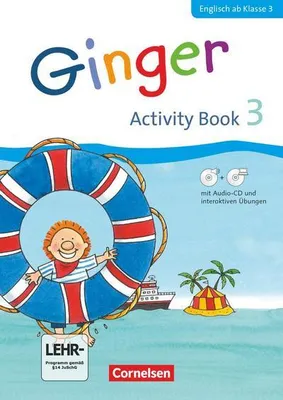Obrázok produktu pre Ginger 3. Schuljahr - Allgemeine Ausgabe - Activity Book mit interaktiven Übungen auf scook.de