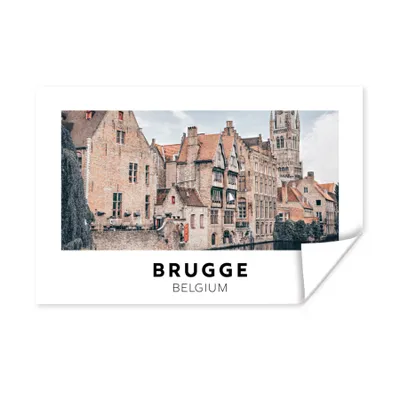 Produktbild von MuchoWow® Poster Belgien - Brügge - Haus 30x20 cm - Plakate - Print