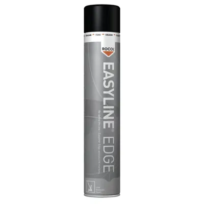 Produktbild von Rocol EasyLine Edge Markierungsfarbe, Farbe schwarz RAL 9017, 750ml