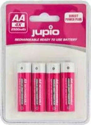 Obrázok produktu pre Jupio JRB-AADPP, Nabíjateľná batéria, AA, Nikel-Metal Hydrid (nimh), 1,2 V, 4 kusov, 2500 mAh