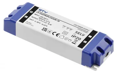 Obrázok produktu pre GTV LED trafo LD-ZASPROPLUS36W-30 LED napájecí zdroj, AC220-240V/DC12V, 36