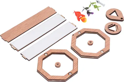 Obrázek produktu pro Sada kaleidoskopů pro kutily, rozvíjí kreativitu, podněcuje představivost, bezpečný, robustní, odolný, buk, pro děti
