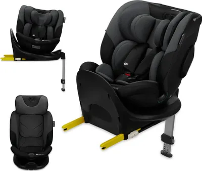 Produktbild von Kinderkraft I-FIX i-Size - Kindersitz 40-150 cm - 360° Drehung - RWF/FWF - H-GUARD+ - SPS+ - EPP-Schaum - ISOFIX - Stützfuß - RECLINING - Schwarz