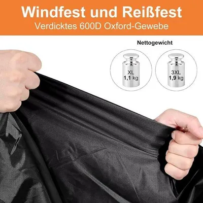 Produktbild von Famanu Fahrradhülle - Wasserdicht - Für 2 Fahrräder - Universal