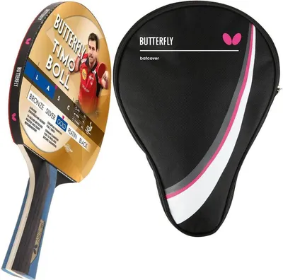 Produktbild von Butterfly 1x Timo Boll Gold 85021 Tischtennisschläger + Tischtennishülle Drive Case