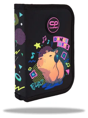 Zdjęcie produktu dla Piórnik jednoklapkowy bez wyposażenia Coolpack Clipper Capybara Music