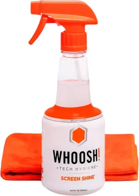Produktbild von WHOOSH, Display-Reinigungsset 500ml mit Mikrofasertuch, Transparent