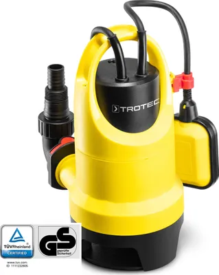 Produktbild von TROTEC Schmutzwasser-Tauchpumpe TWP 4036 E Pumpe Gartenpumpe Hochleistungspumpe 7.500 l/h