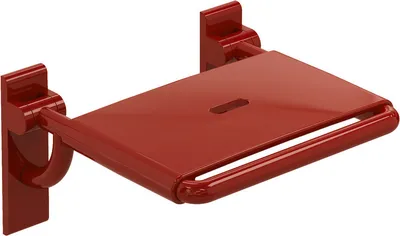 Produktbild von HEWI Klappsitz, Polyamid, hochglänzend, in HEWI Farbe 33 (Rubinrot)