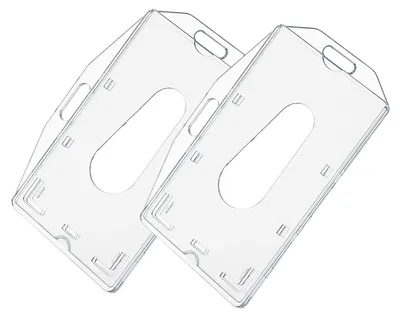 Produktbild von Ausweishüllen aus Hartplastik, für Büro, Schule, Personalausweise, Kreditkarten, Führerscheine und Reisepässe.