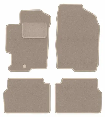Immagine prodotto di Tappetini in moquette per Mazda 6 I GG / GY 2002-2007 (station wagon/berlina/liftback) – set 4 pezzi, beige, su misura – Wielganizator LUX