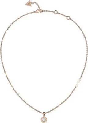 Produktbild von Guess JUBN02245JWRHT/U Damen Collier Edelstahl Silber weiß 45,5 cm
