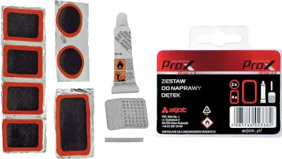 Obrázek produktu pro Sada 7 záplat na duše PROX + gumová vložka do ventilku