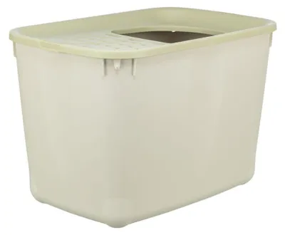 Produktbild von Katzentoilette Trixie Hop-In 38 x 39 x 58 cm grün Grau Kunststoff
