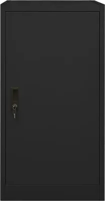 Obrázek produktu pro vidaXL Sedlová skříň černá 53x53x105 cm ocel