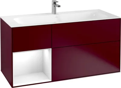 Produktbild von Villeroy & Boch V&B Waschtischunterschrank FINION 1196x591x498 Reg gls wh/Peony