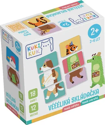 Produktbild von KukiKuk Vééééliká Rätsel Fröhliche Tiere